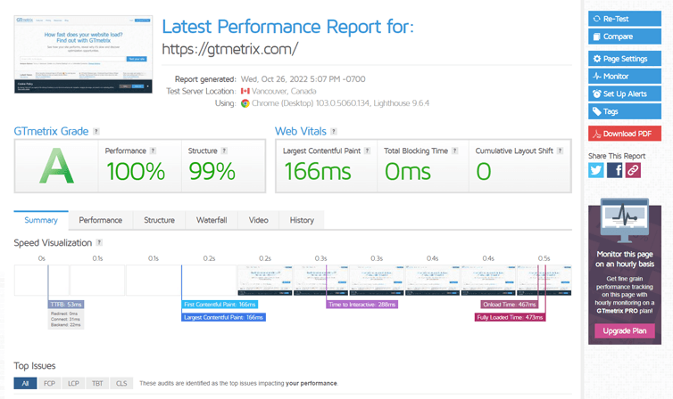 improve my GTmetrix grade