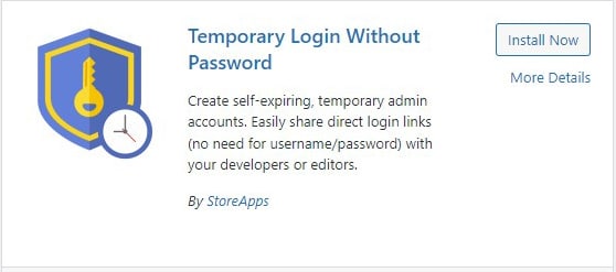 How do I give temporary admin access to WordPress