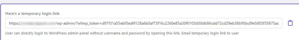 WordPress login without password