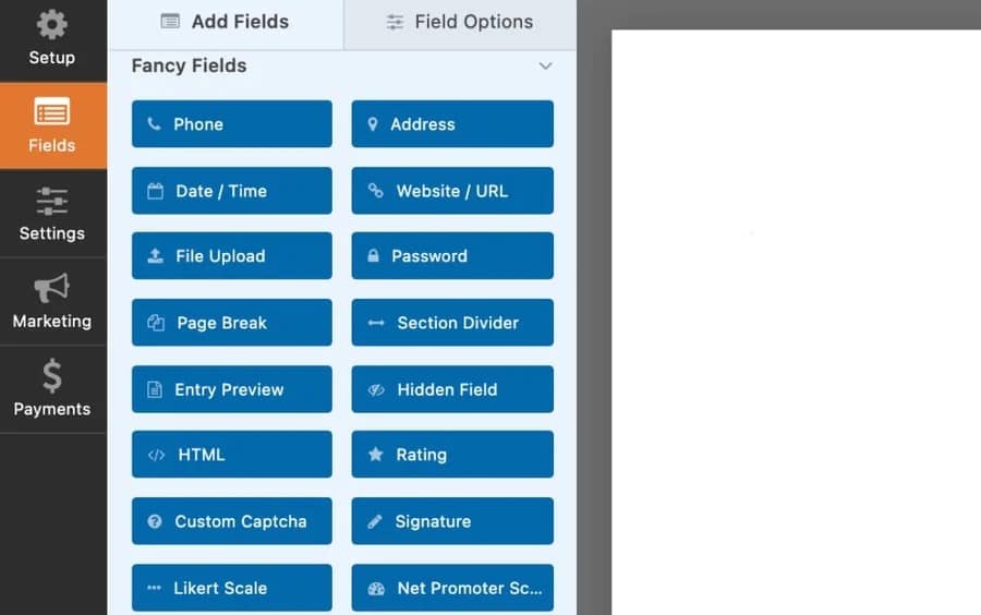 wpforms-pro features